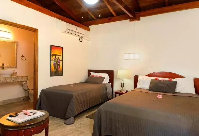 اتاق استاندارد سه تخته با چشم‌انداز استخر, Parrot Cove Lodge