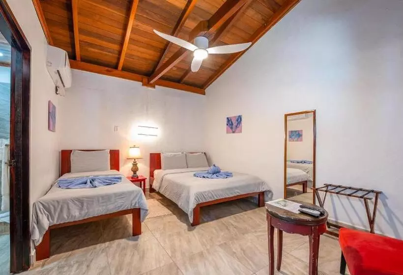 اتاق استاندارد سه تخته با چشم‌انداز استخر, Parrot Cove Lodge