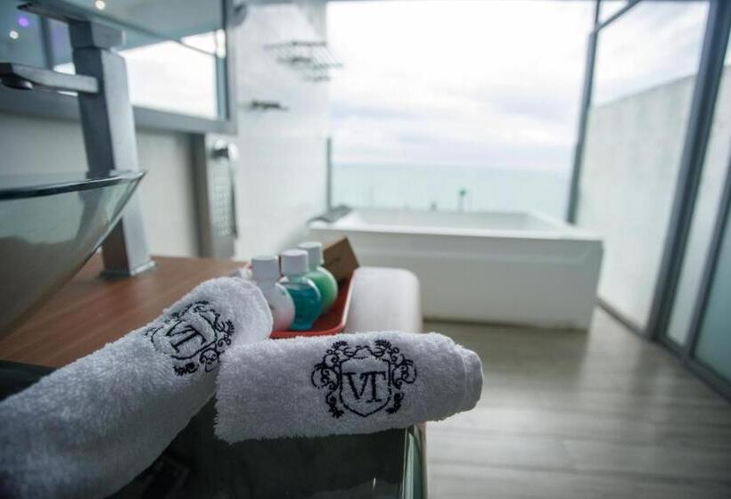 غرفة ديلوكس مطلّة علي البحر, Villa Thawthisa