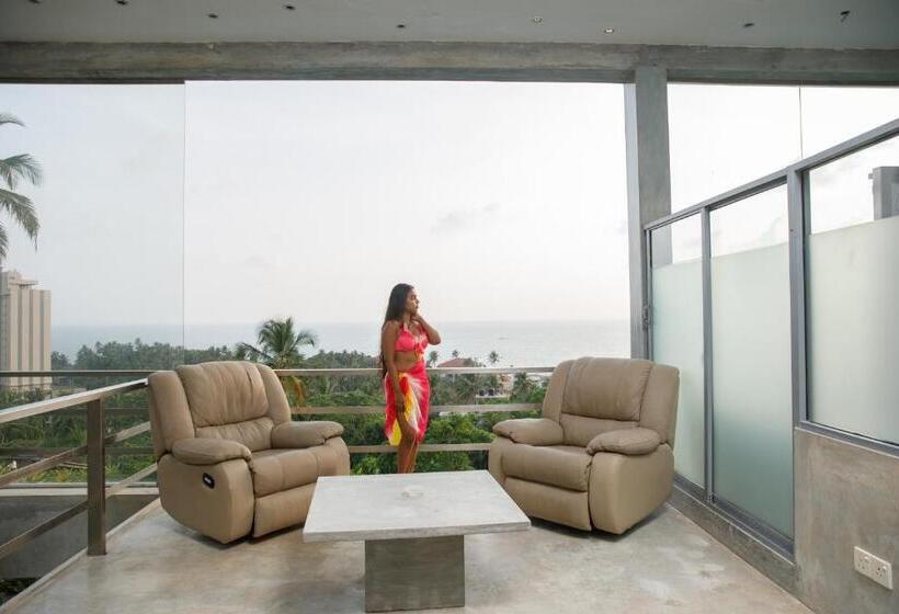 غرفة ديلوكس مطلّة علي البحر, Villa Thawthisa