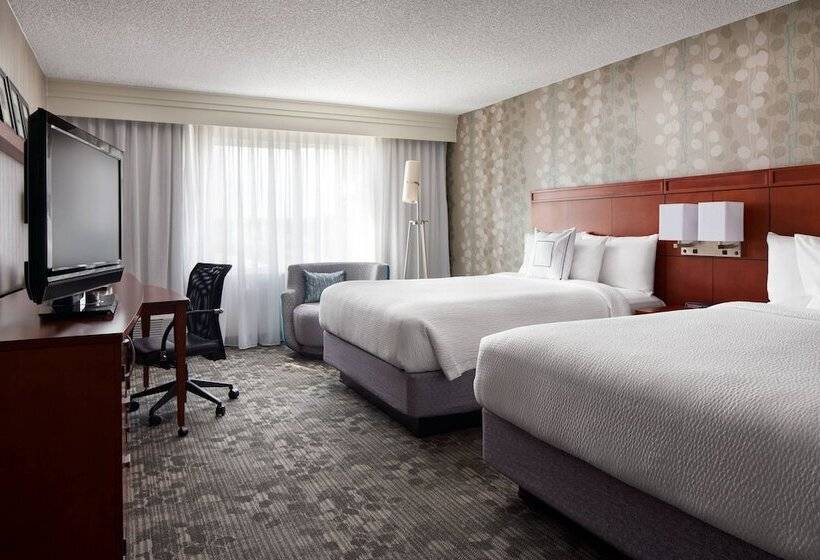 스탠다드 룸 더블 침대 2개, Courtyard Milpitas Silicon Valley