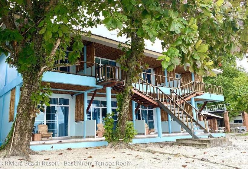 غرفة ديلوكس مطلّة علي البحر مزوَّدة بشُرفة, Koh Mook Riviera Beach Resort