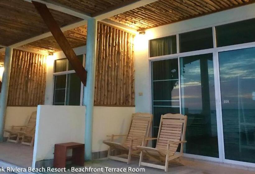 חדר דלוקס עם מרפסת נוף לים, Koh Mook Riviera Beach Resort