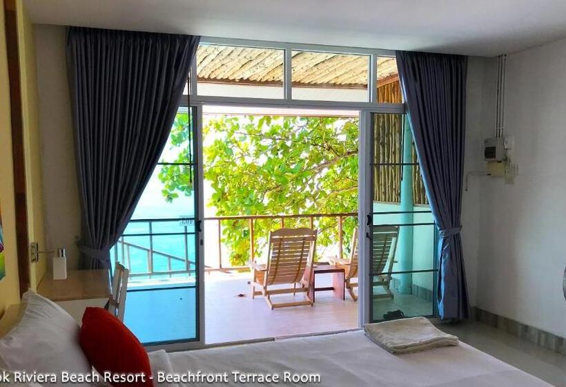 디럭스 테라스 룸 바다 전망, Koh Mook Riviera Beach Resort