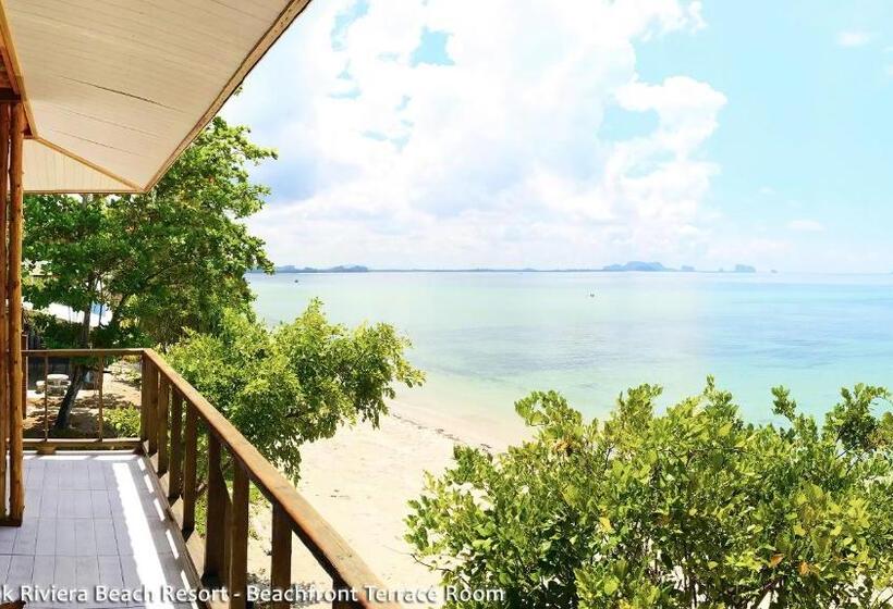 חדר דלוקס עם מרפסת נוף לים, Koh Mook Riviera Beach Resort