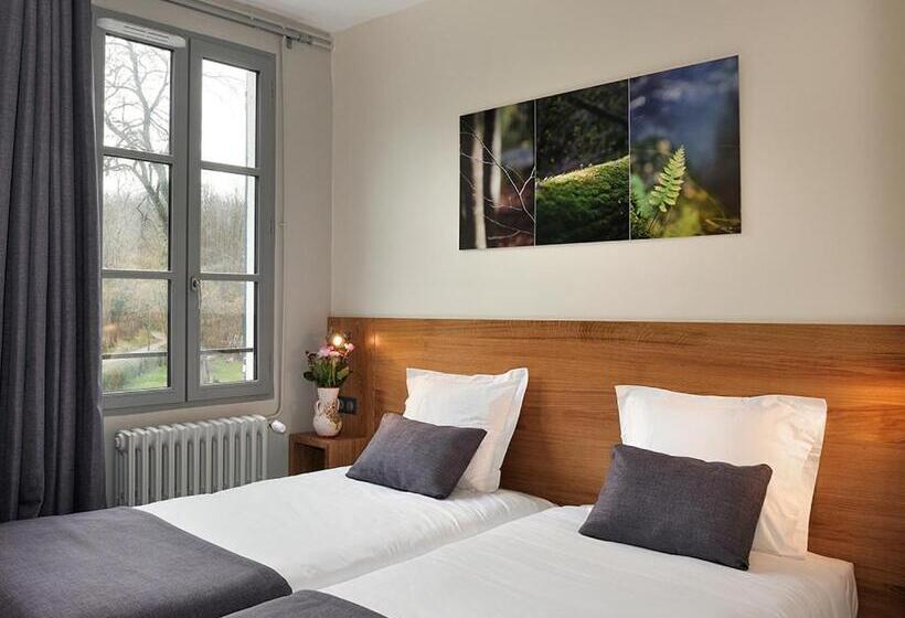 带大床的标准间, Moulin Des Templiers Hôtel & Spa