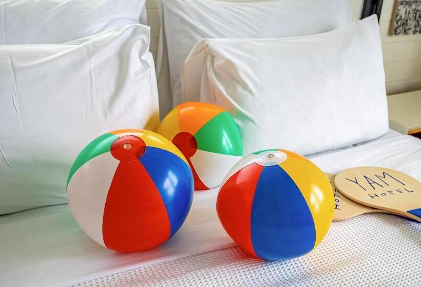 חדר סטנדרט נוף לים עם מרפסת, Yam Hotel An Atlas Boutique