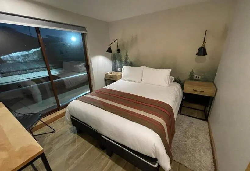 Huoneisto 1 Makuuhuone Terassi, Mawün Hotel Pucón