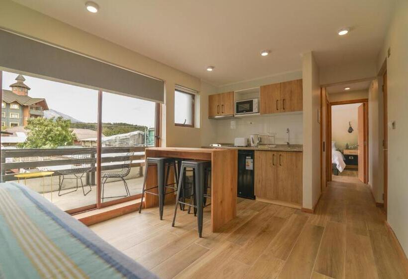 شقة غرفة واحدة مزودة بتراس, Mawün Hotel Pucón