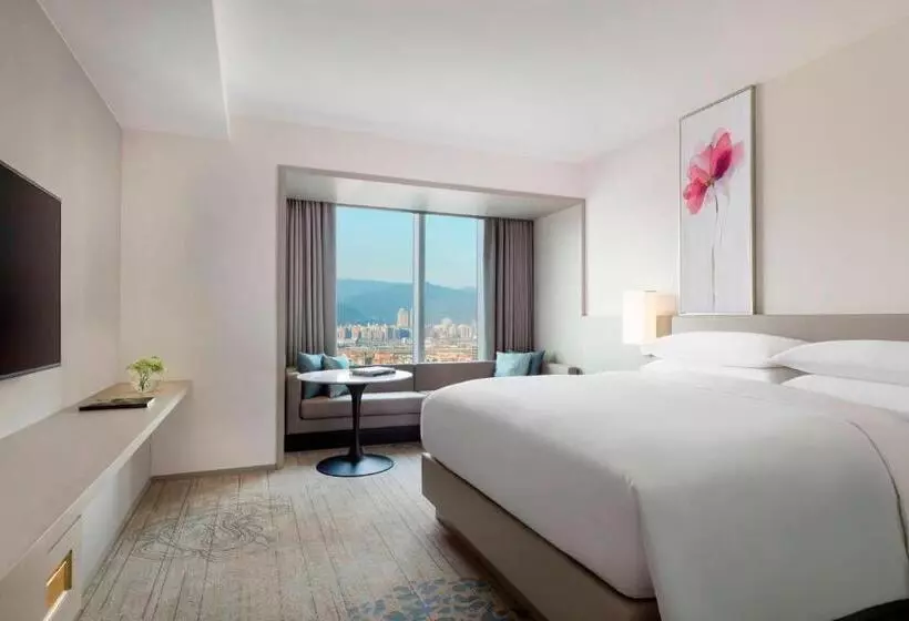 اتاق لوکس با تخت بزرگ, Courtyard By Marriott Taipei Downtown