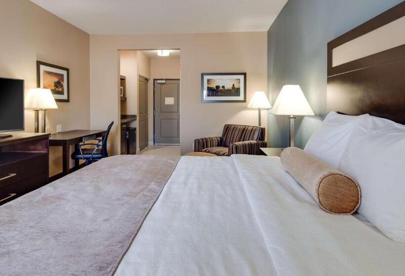 キングサイズベッドのスタンダードルーム, Best Western Plus Lake Jackson Inn & Suites