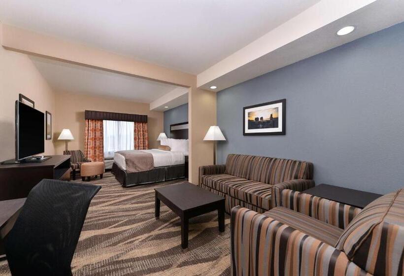 キングサイズベッドのスイートルーム, Best Western Plus Lake Jackson Inn & Suites