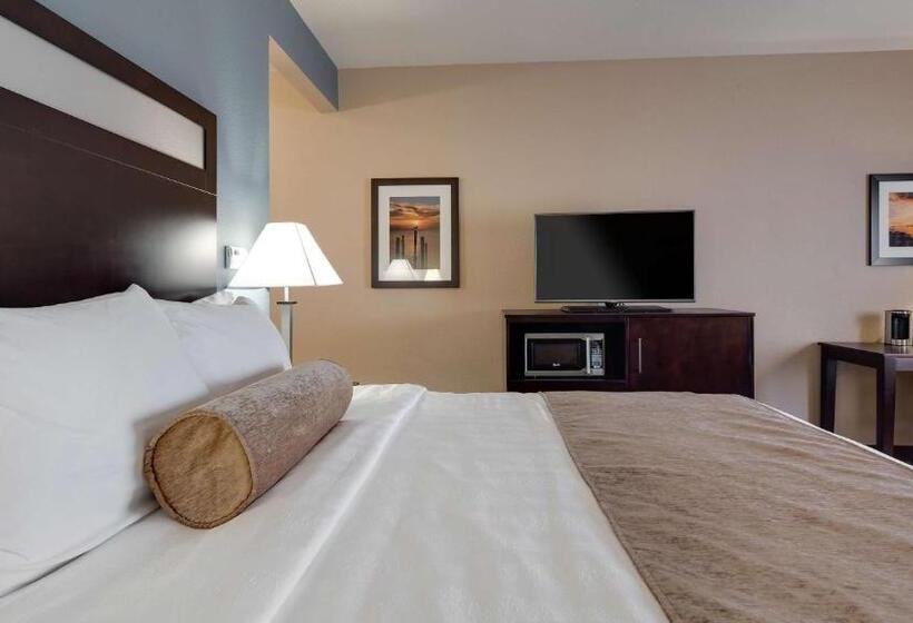 キングサイズベッドのスタンダードルーム, Best Western Plus Lake Jackson Inn & Suites