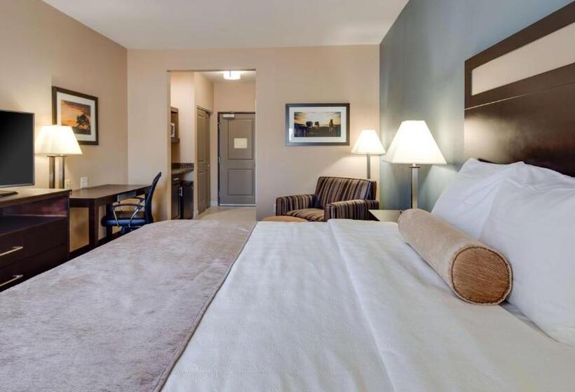 キングサイズベッドのスタンダードルーム, Best Western Plus Lake Jackson Inn & Suites