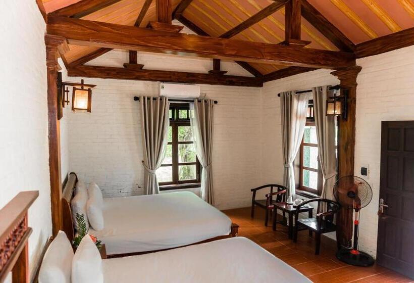 غرفة عائلية مطلّة علي الجبل, Mua Caves Ecolodge