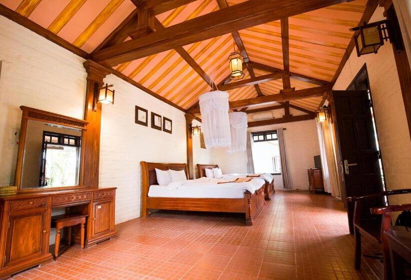 غرفة عائلية مطلّة علي الجبل, Mua Caves Ecolodge