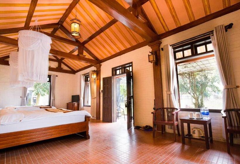 غرفة عائلية مطلّة علي الجبل, Mua Caves Ecolodge