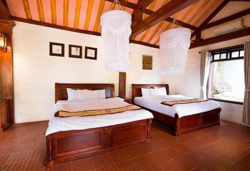 غرفة عائلية مطلّة علي الجبل, Mua Caves Ecolodge