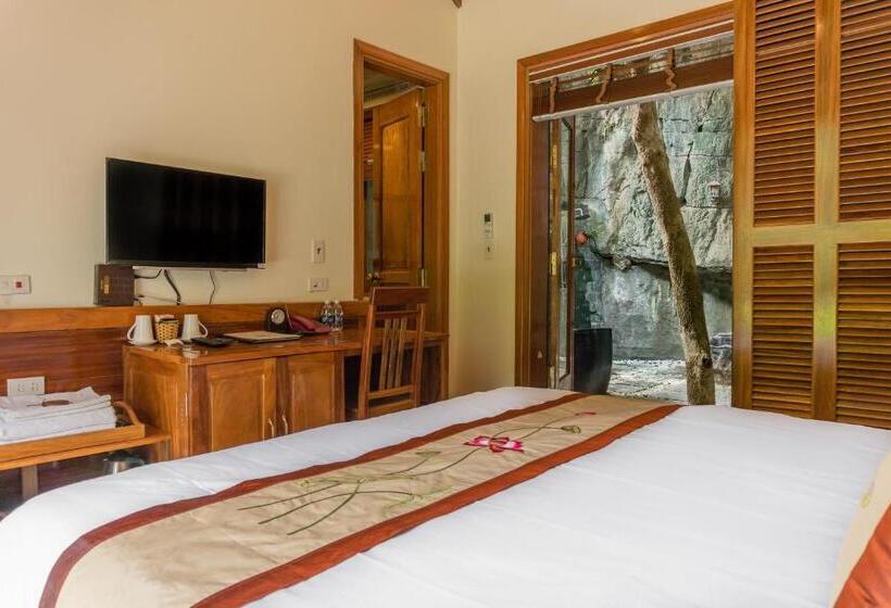 غرفة ديلوكس, Mua Caves Ecolodge