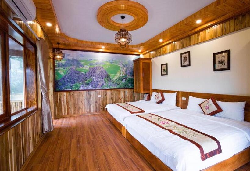 غرفة عائلية, Mua Caves Ecolodge