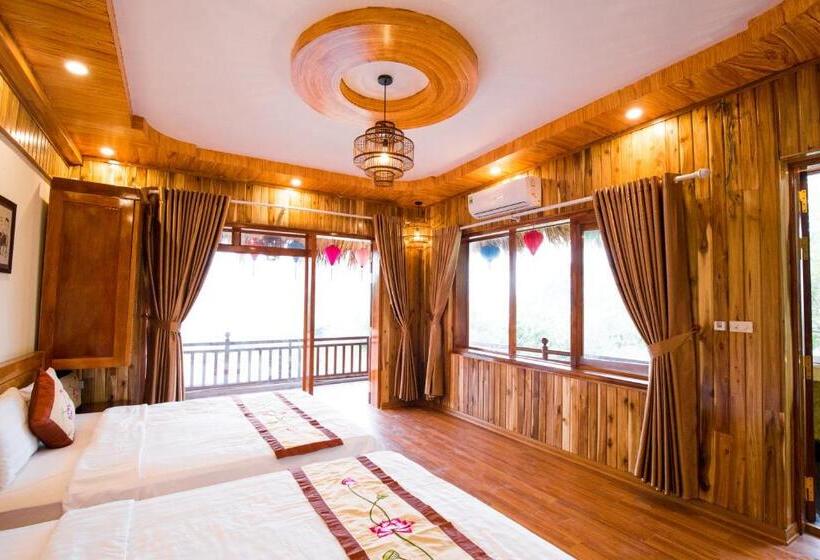 غرفة عائلية, Mua Caves Ecolodge