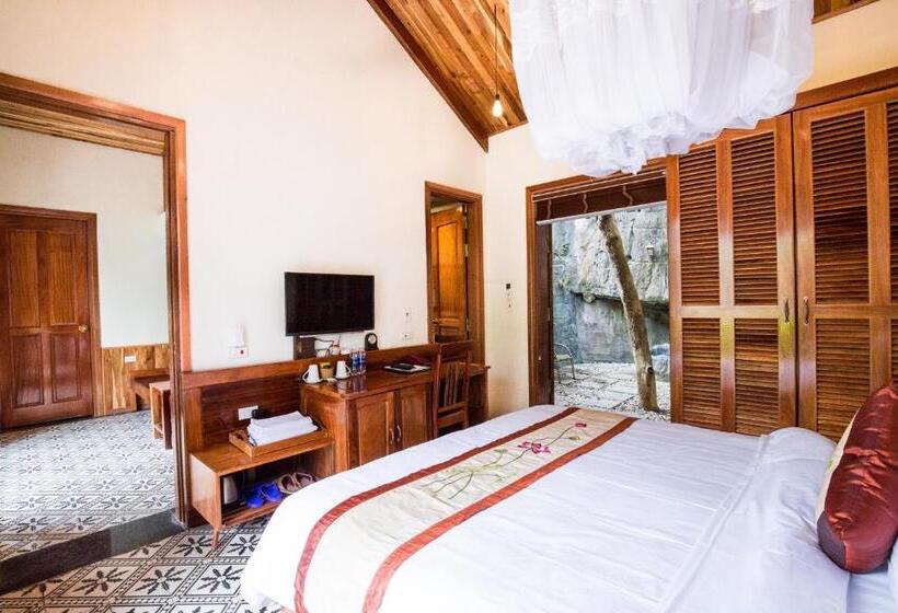 غرفة ديلوكس, Mua Caves Ecolodge