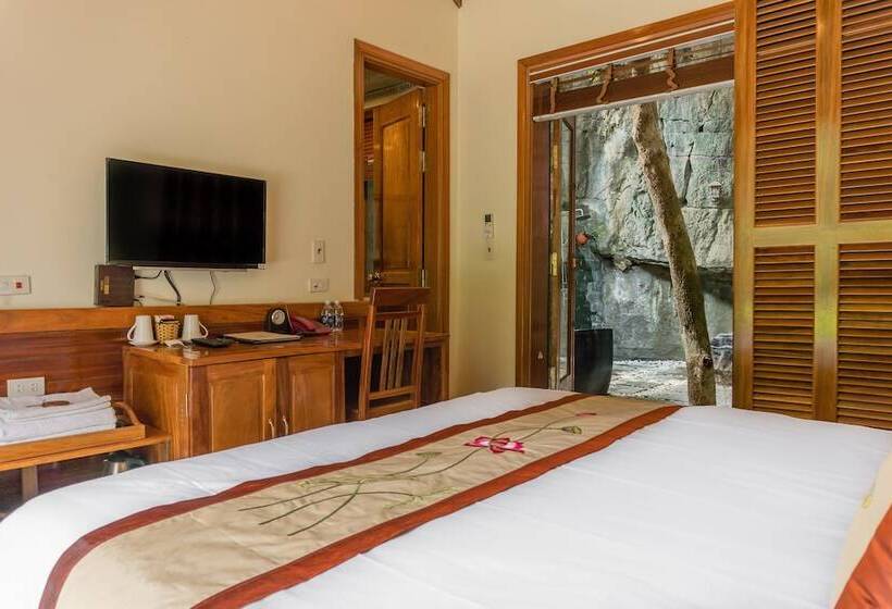 غرفة ديلوكس, Mua Caves Ecolodge
