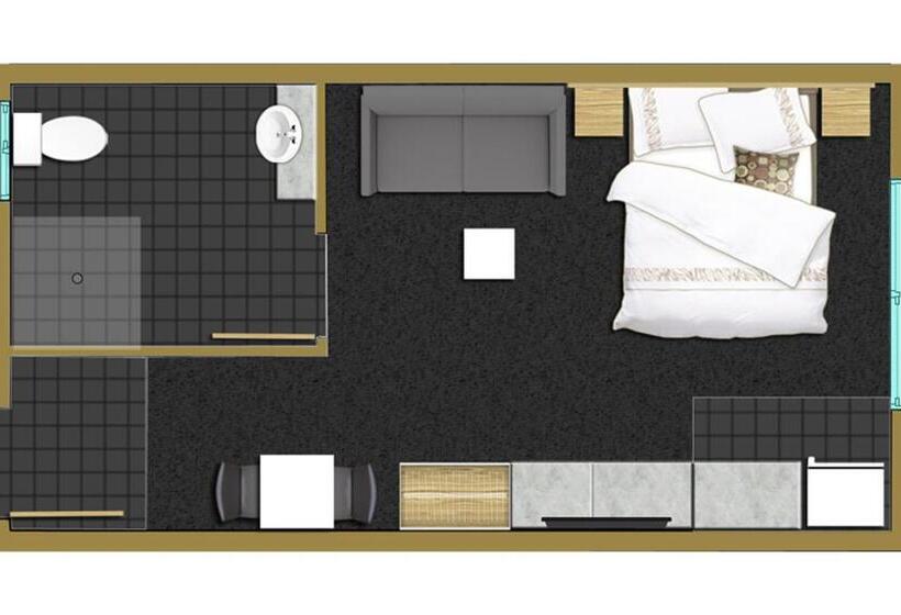 اتاق استاندارد برای معلولان, Abode37 Motel Emerald