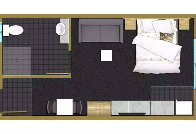 Habitació Estàndard Adaptada per a Discapacitats, Abode37 Motel Emerald
