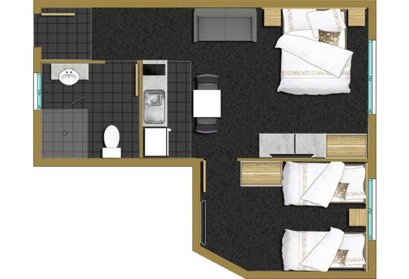 اتاق خانوادگی, Abode37 Motel Emerald