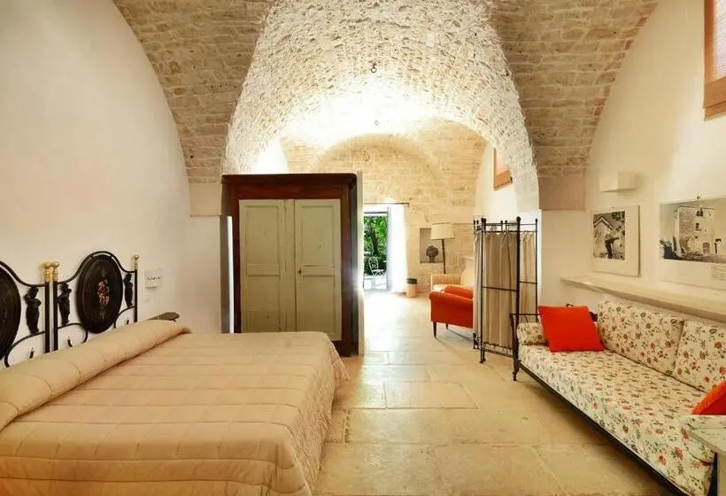 キングサイズベッドのスイートルーム, Masseria Trulli E Vigne