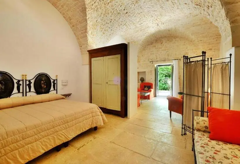 キングサイズベッドのスイートルーム, Masseria Trulli E Vigne