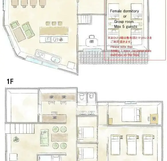 ファミリールーム, Guesthouse Tonari