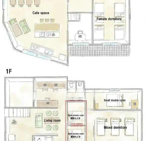 エコノミールーム, Guesthouse Tonari