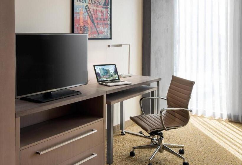 إستوديو قياسى سرير كينج, Residence Inn By Marriott San Diego Downtown/bayfront