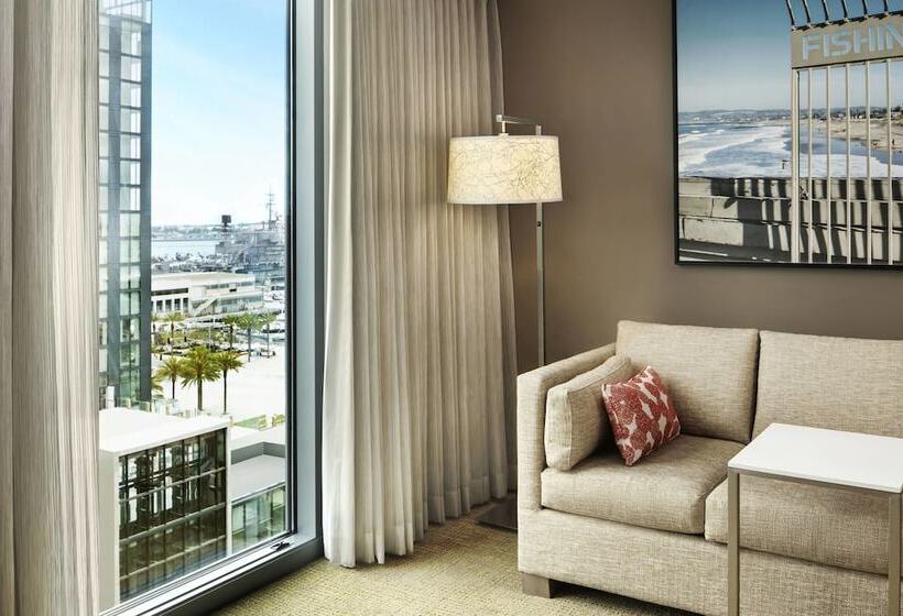 إستوديو قياسى سرير مزدوج, Residence Inn By Marriott San Diego Downtown/bayfront