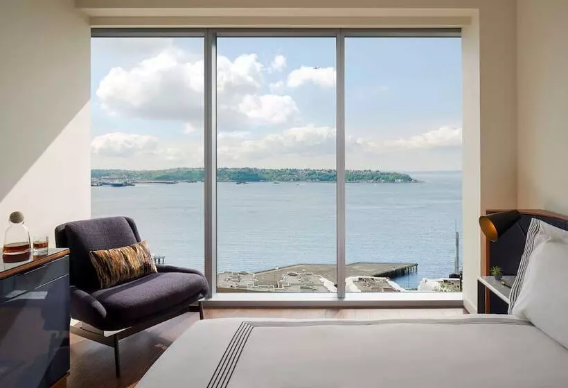景色の見えるデラックスルーム, Thompson Seattle, By Hyatt