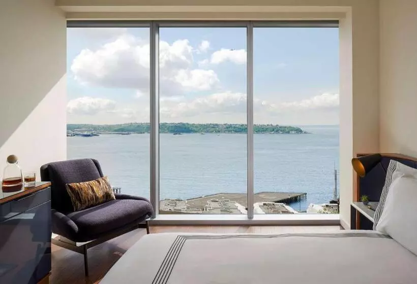 景色の見えるデラックスルーム, Thompson Seattle, By Hyatt