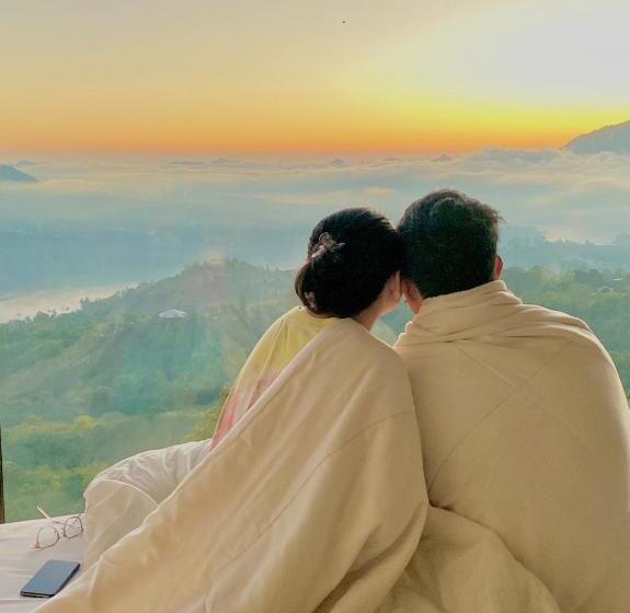 חדר דלוקס עם נוף להרים, Devanora Hotel & Resto