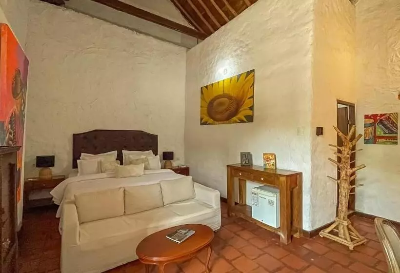 Deluxe-huone King-vuode, Boutique Casa De Los Santos Reyes Valledupar