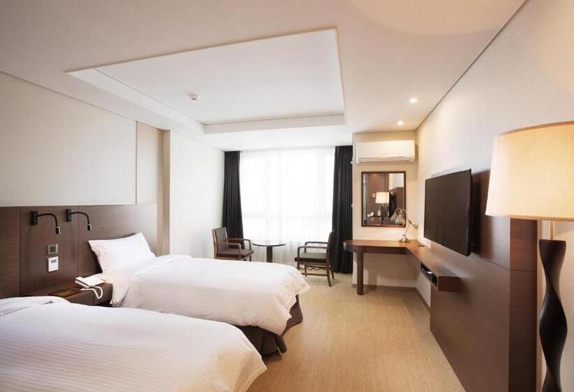 シティビューのデラックスルーム, Crown Harbor Hotel Busan
