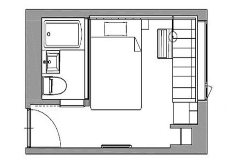 エコノミーシングルルーム, Shinjuku Granbell