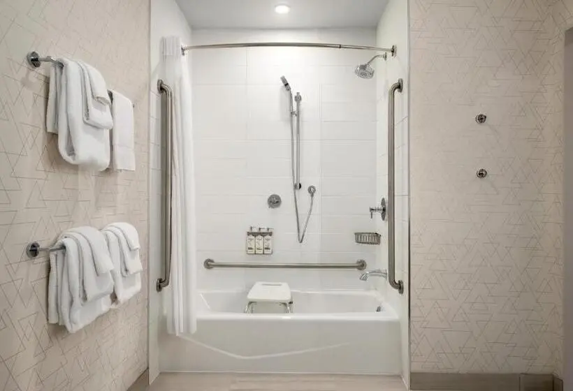身障者適用キングサイズベッドルーム, Holiday Inn Express   Strathroy, An Ihg