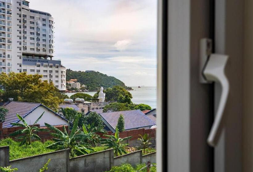 اتاق لوکس با چشمانداز دریا, Sunset Bãi Dâu Boutique Hotel Vũng Tàu