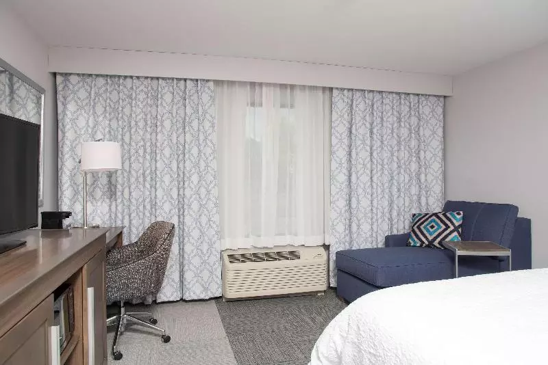 キングサイズベッドのスタンダードルーム, Hampton Inn & Suites Michigan City
