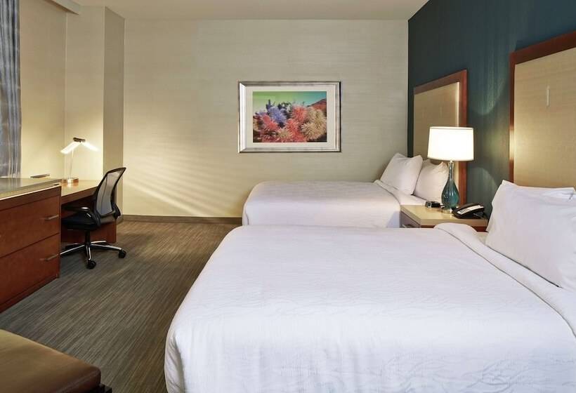 חדר סטנדרט שתי מיטות זוגיות, Hilton Garden Inn Phoenix Downtown
