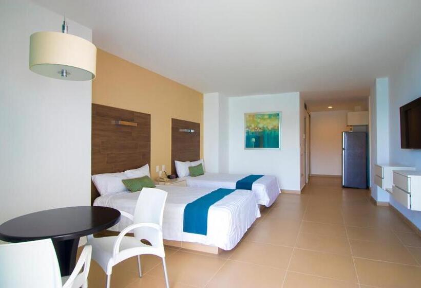 带海景的标准工作室, Pacific Palace Beach Tower