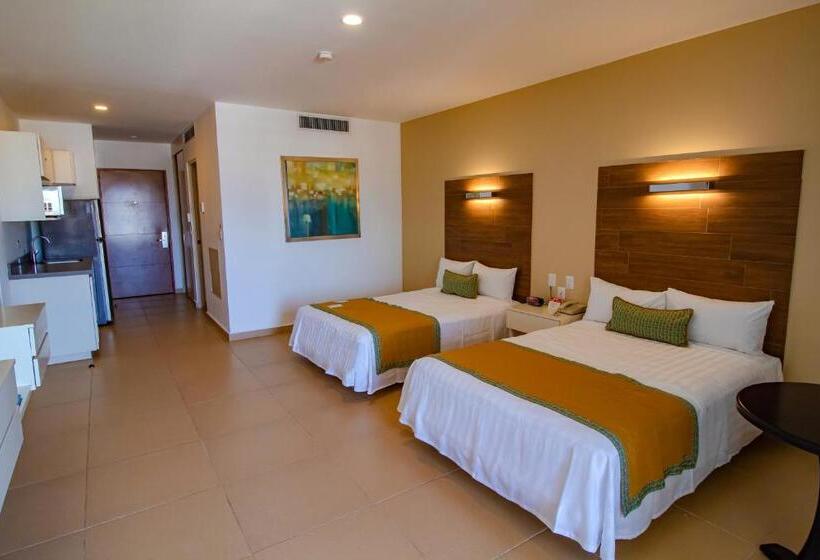 带观景的标准工作室, Pacific Palace Beach Tower