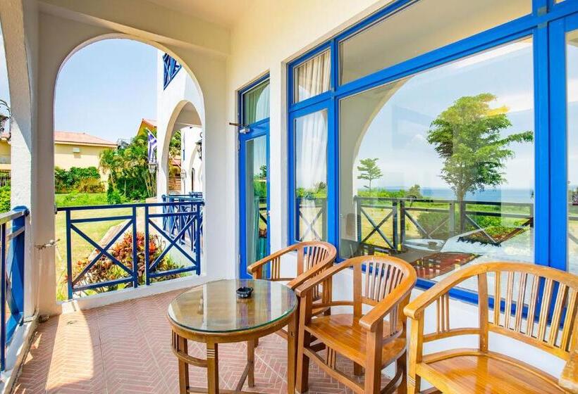 اتاق استاندارد چهار تخته با چشم‌انداز دریا, Xiao Liuqiu Mediterranean B&b