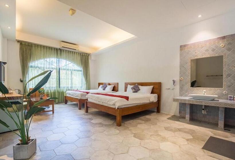 اتاق استاندارد چهار تخته, Xiao Liuqiu Mediterranean B&b